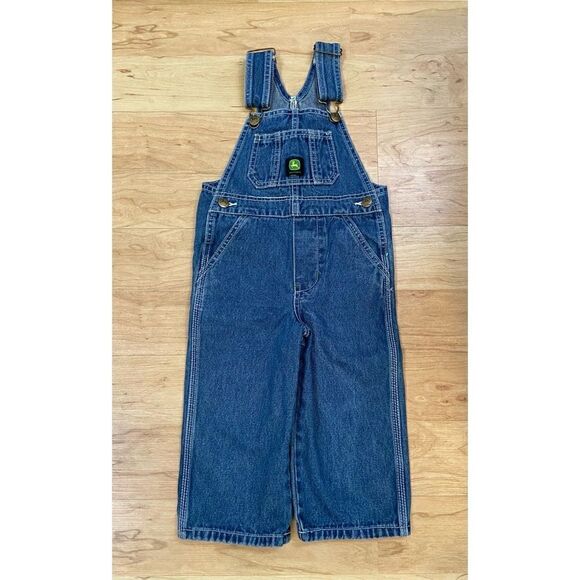 John Deere Toddler Jean Overalls - Picture 1 of 4